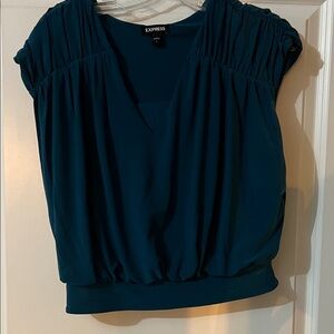 Express Deep Teal Blouse for Women